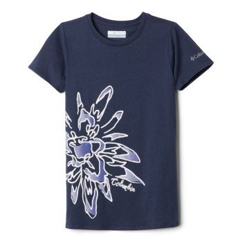 Columbia T-Shirt Meisjes, Peak Point Donkerblauw, 97CSWBJAR
